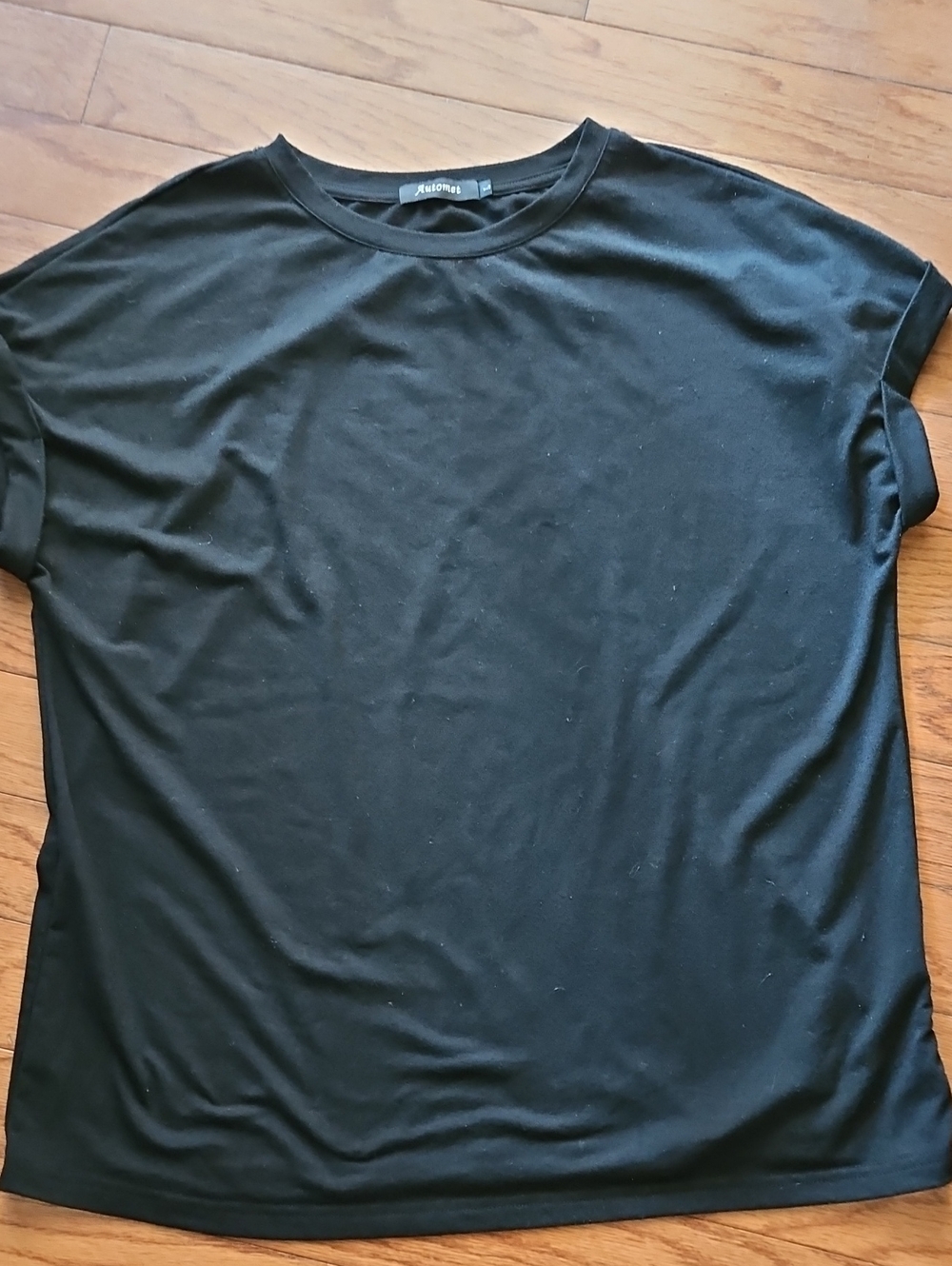 AUTOMET BLACK CREW NECK TEE SZ L